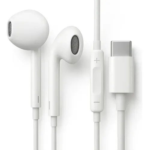 Fones de Ouvido USB-C com Microfone Integrado - Eletric Teck