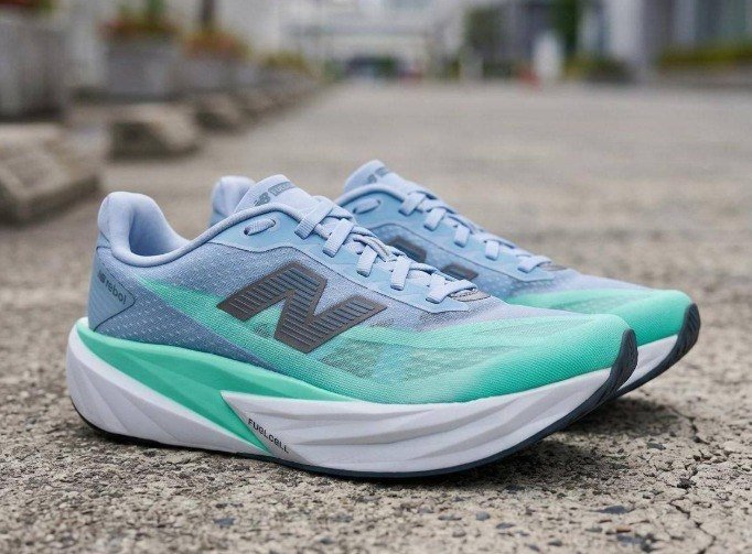 Tênis New Balance Fuelcell Rebel V5 Cinza Verde Masculino + Frete Grátis