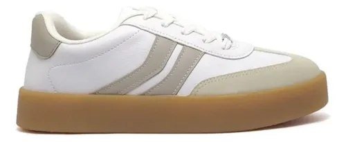 Tenis Vizzano 1444-100 Casual Original Confortavel Estiloso Branco 34 Br