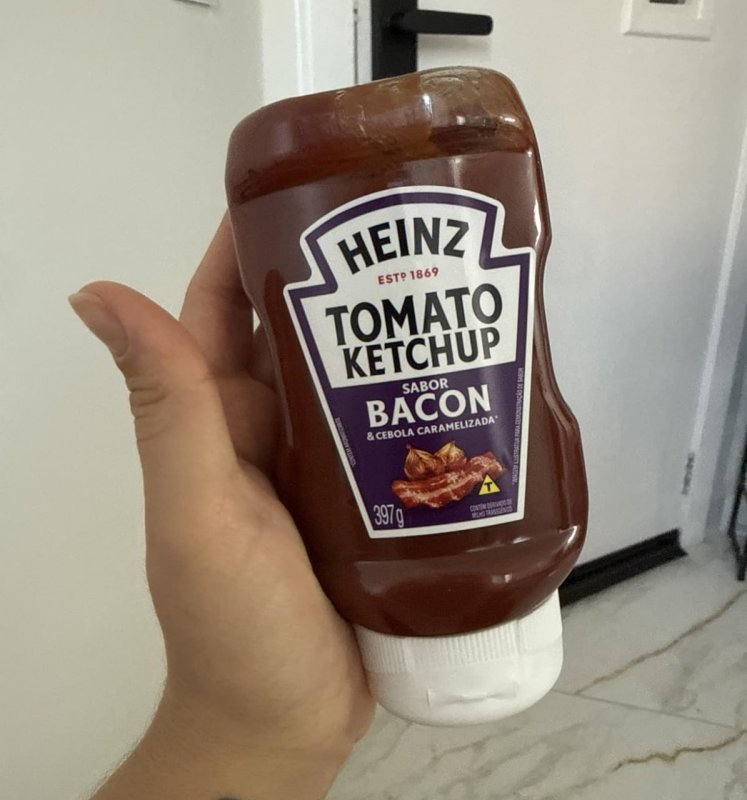 Heinz Ketchup Bacon & Cebola Caramelizada 397g