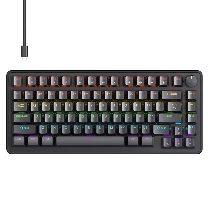 Teclado Mecânico Para Jogos Apayado K82 75% Hot Swap