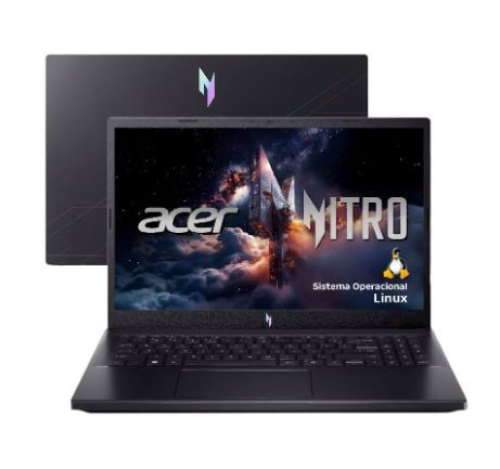 Acer Nitro V 15 - 512GB 16GB RAM - RTX 4050 - Tela 165Hz