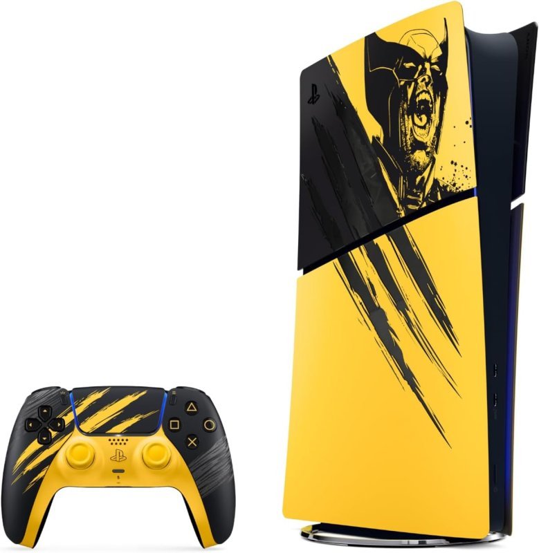 Bundle Console PlayStation 5 Digital Edição Limitada Marvel's Wolverine Battle Yellow