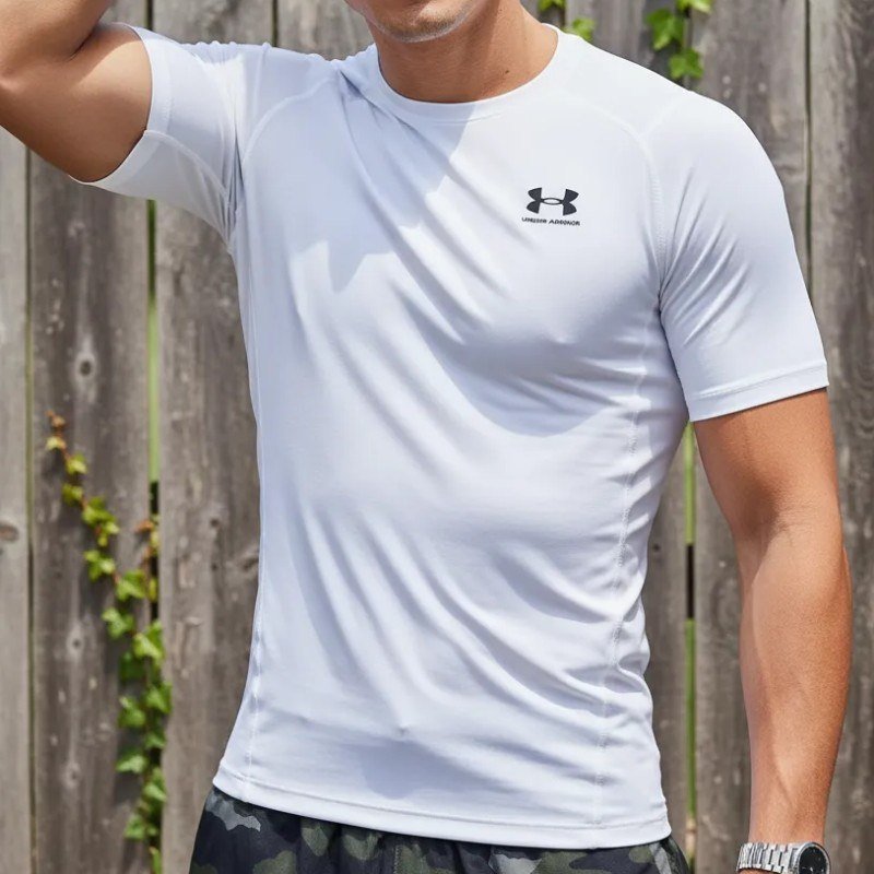 Camiseta De Compressão Under Armour Hg (P ao GG)