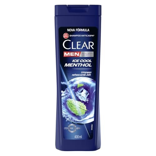 Clear Shampoo Men Anticaspa Ice Cool Menthol 400Ml