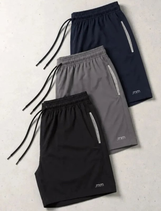 Kit 3 Bermuda Masculina Tactel Com Elastano MM