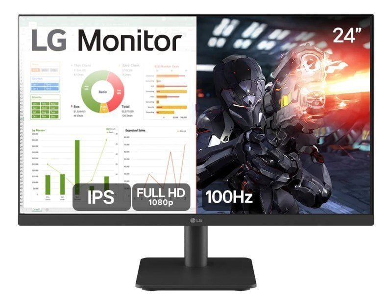 Monitor Gamer LG 24" Full HD, 100Hz, IPS