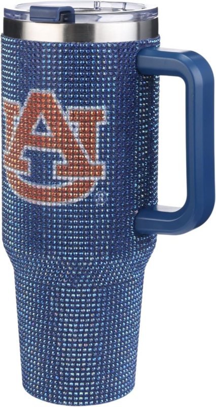 Copo licenciado NCAA 1,304.1 g TC Bling Game Day com logotipo vintage, Auburn University