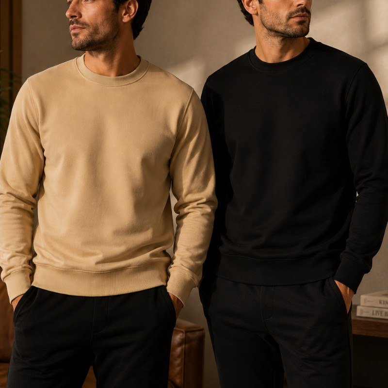 Kit Moletom Unissex Liso Masculino Blusa Algodão Frio (M ao GG)