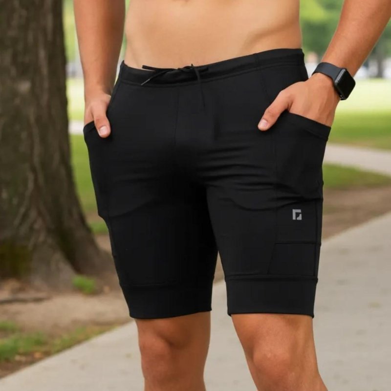 Bermuda Térmica Anti Assadura Esportiva Com Bolsos (P ao EGG)