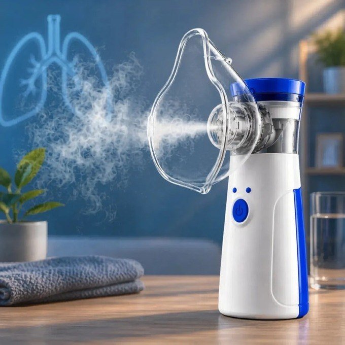 Inalador Nebulizador Portátil Bahrein Silencioso USB + Frete Grátis