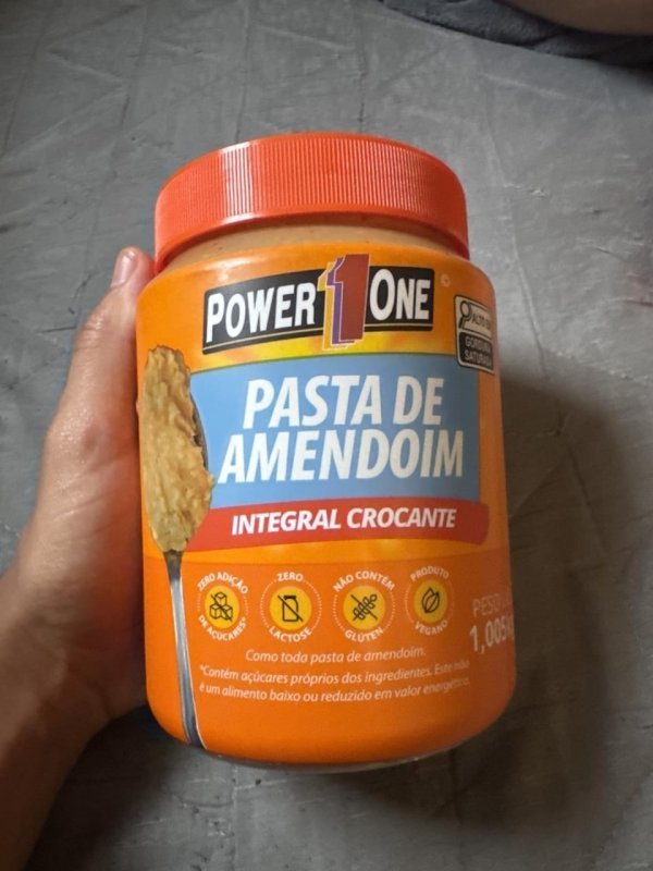 Pasta de Amendoim Power One 1kg Crocante