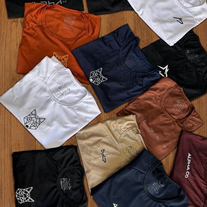 Kit com 6 Camisetas Mais Procuradas Alpha
