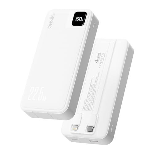Basike Power Bank, Carregador Portátil Universal 20000mAh, Rápido 22,5W