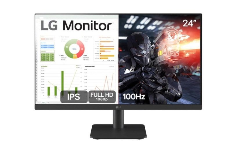 Monitor PC Gamer LG 24MS500 24” IPS 100Hz Full HD, Preto