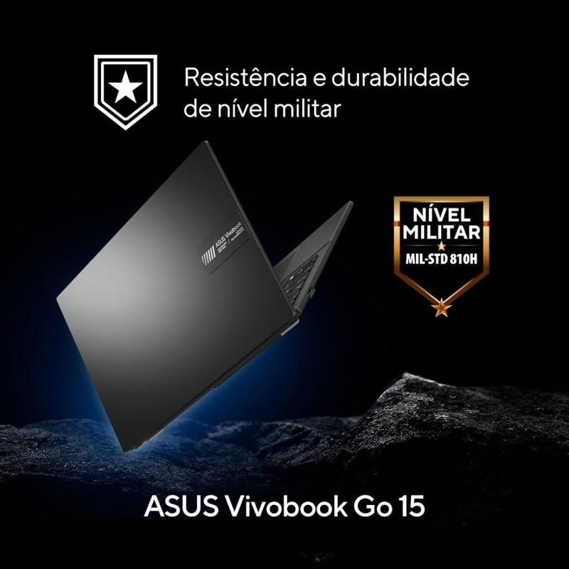 Notebook ASUS Vivobook Go 15 E1504FA AMD Ryzen 5 7520U 8Gb Ram 256Gb Ssd Linux 15,6" FHD - NJ731