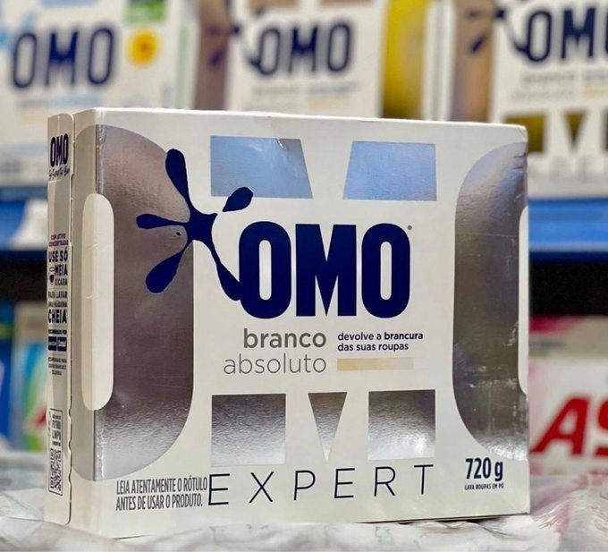Lava-Roupas em Pó Roupas Brancas Omo Expert Caixa 720g