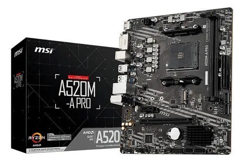 Placa-mãe Msi A520m-a Pro