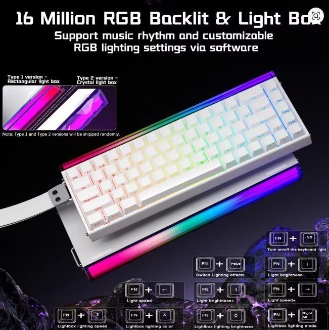 Teclado Magnético Aula Hero 68He Rapid