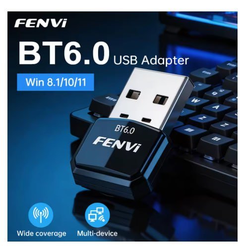 FENVI USB Bluetooth 6.0 Adapter BT 5.4 Dongle