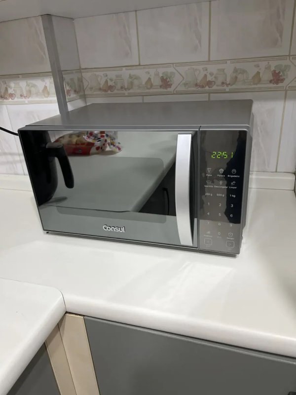Micro-ondas Consul 23l Cinza Corrente Doméstica Cms23ar