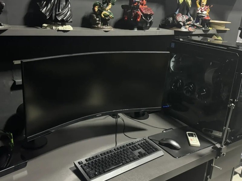 Monitor Gamer Curvo Samsung Odyssey 34" G5 165 Hz 1ms Ultrawide Preto