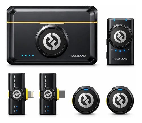 Microfone Lapela Lark M2 Combo Usb C E Lightning Bluetooth Preto