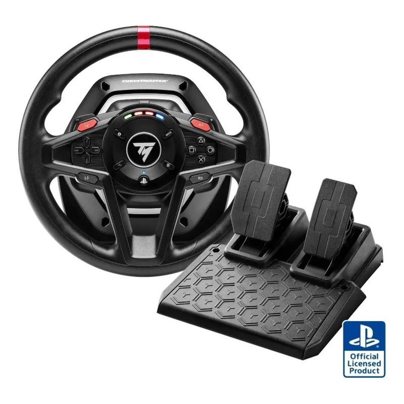 Volante Thrustmaster T128 2Nm Force Feedback • Speed Leds • Pedal T2TM Magnéticos • PS/PC