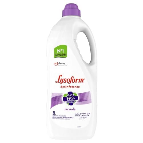 Lysoform Lavanda, Desinfetante Líquido, Limpeza Pesada e Eficiente, 2L