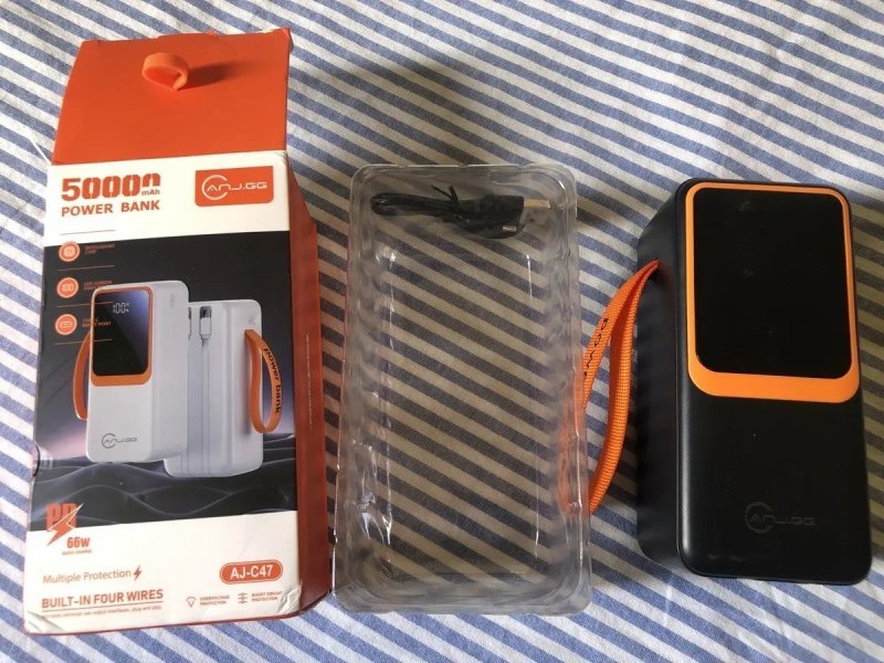 Power Bank Turbo Carregador Portátil 50.000mah Turbo 22.5w Premium Universal
