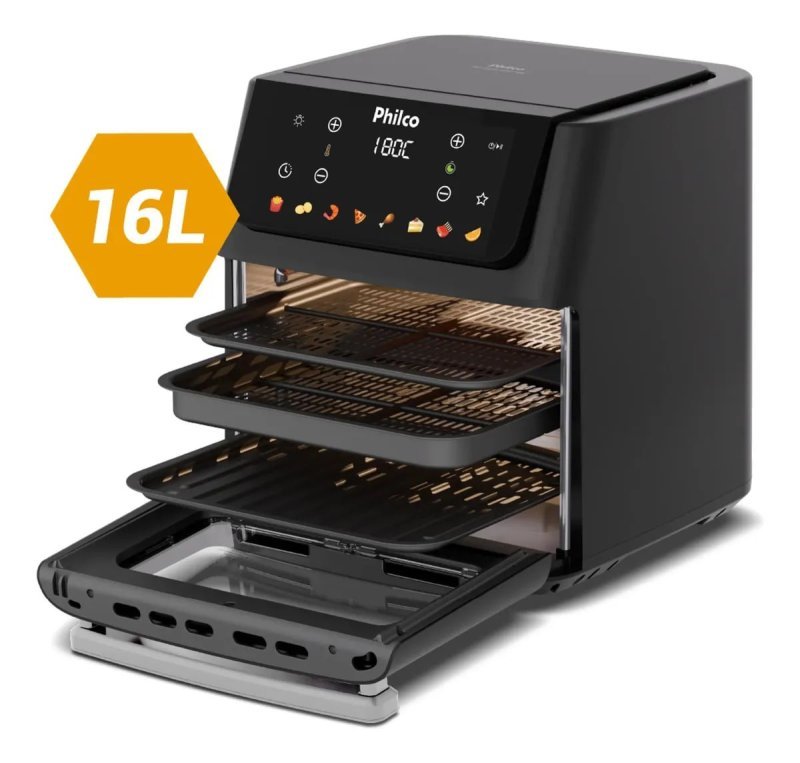 Philco Air Fryer 16 Litros PAF16C - Preto