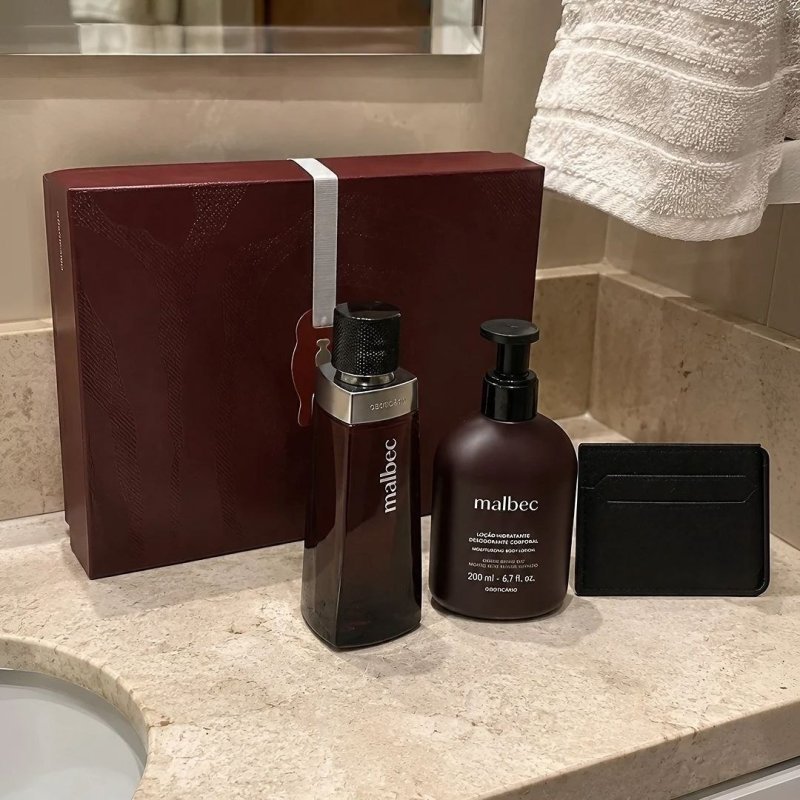 Kit Presente Malbec Tradicional Masculino O Boticário Clássico Original