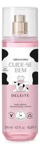 Body Splash Cuide-se Bem Deleite Boticário 200ml Vegano Suave