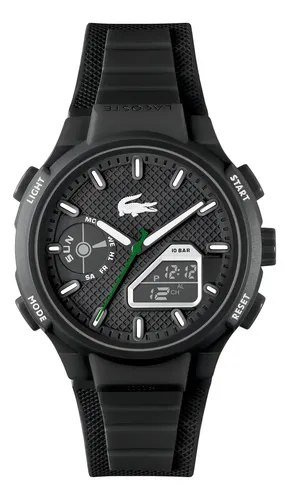Relógio Lacoste Lc33 Masculino Borracha Preto 2011365