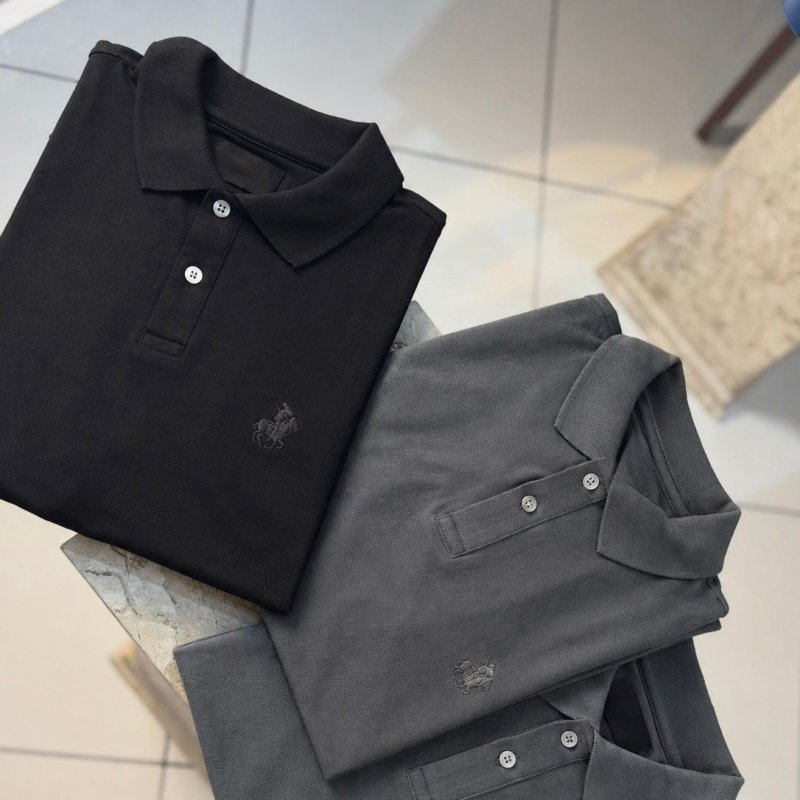 Kit 2 Camisa Polo Piquet Masculina Casual Premium