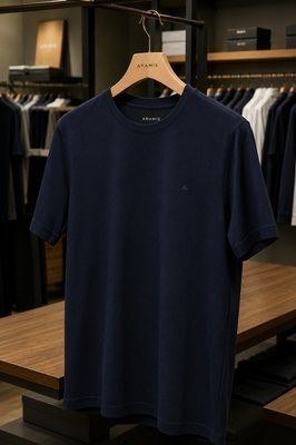 Camiseta Aramis Gola Careca Marinho