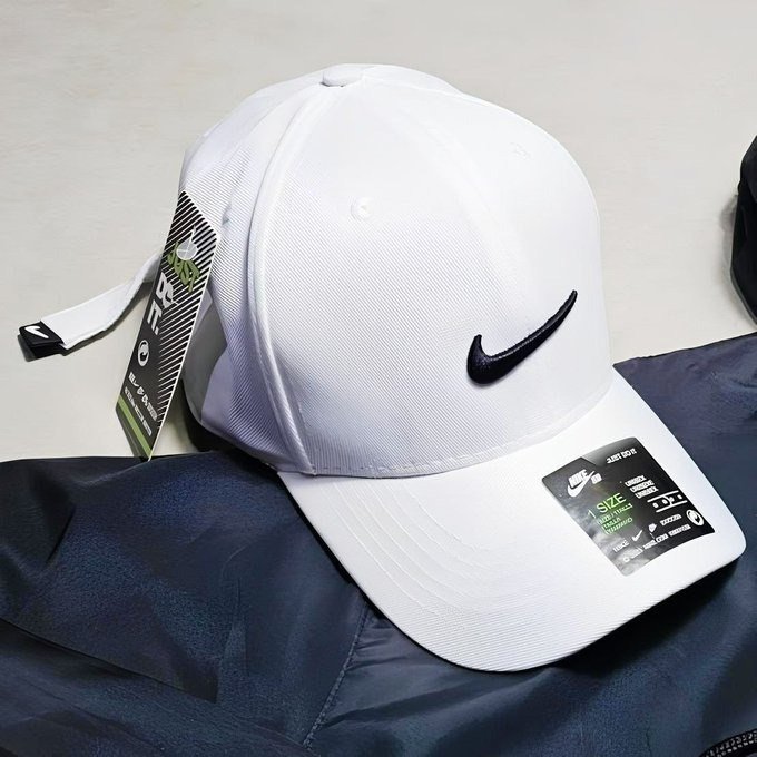 Boné Nike Dri-fit Club Unissex Cor Branco Tamanho M/g + Frete Grátis