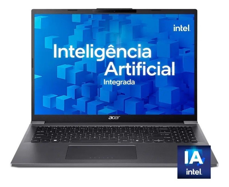 Notebook Touchscreen Acer Aspire A16-71MT-75Z5 Com IA Intel® Core™ Ultra 7 155U 16GB RAM 512SSD 16” Windows 11