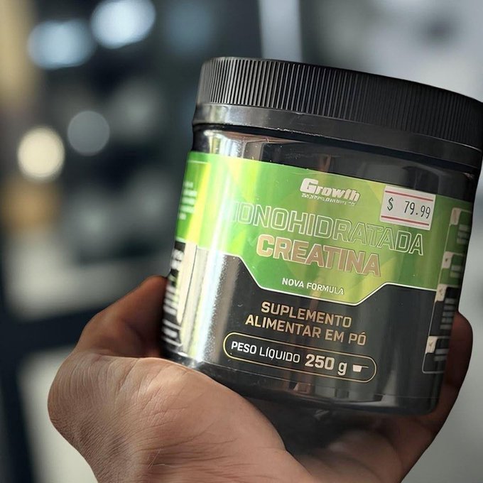 Creatina 100% Pura 250g Growth Supplements