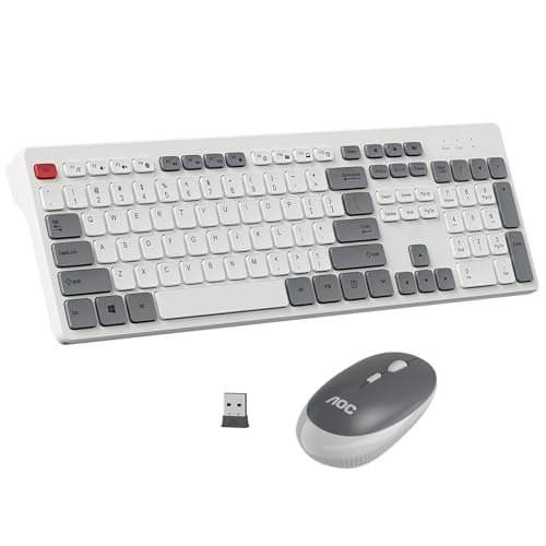 Combo de Teclado e Mouse sem Fio AOC KM600