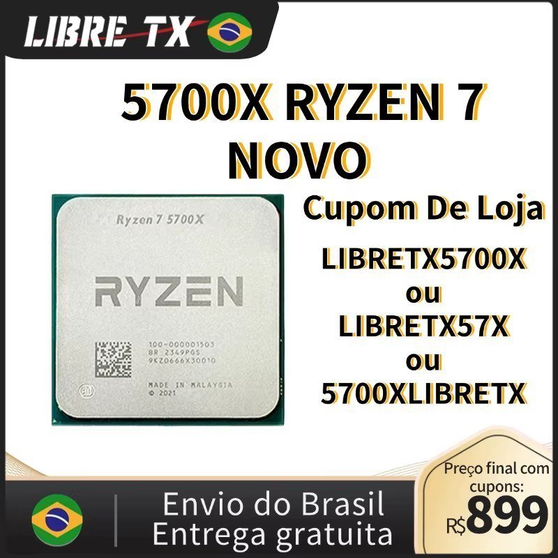 Processador Amd Ryzen 7 5700x