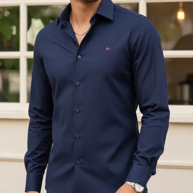 Camisa Slim Fit Masculina Aramis 100% algodão Egípcio