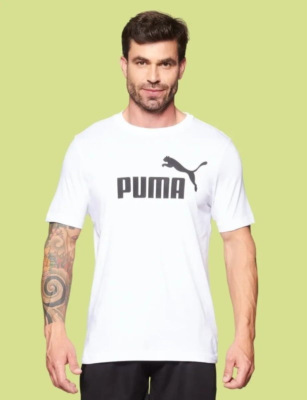 Camiseta Masculina Ess Logo Tee Puma