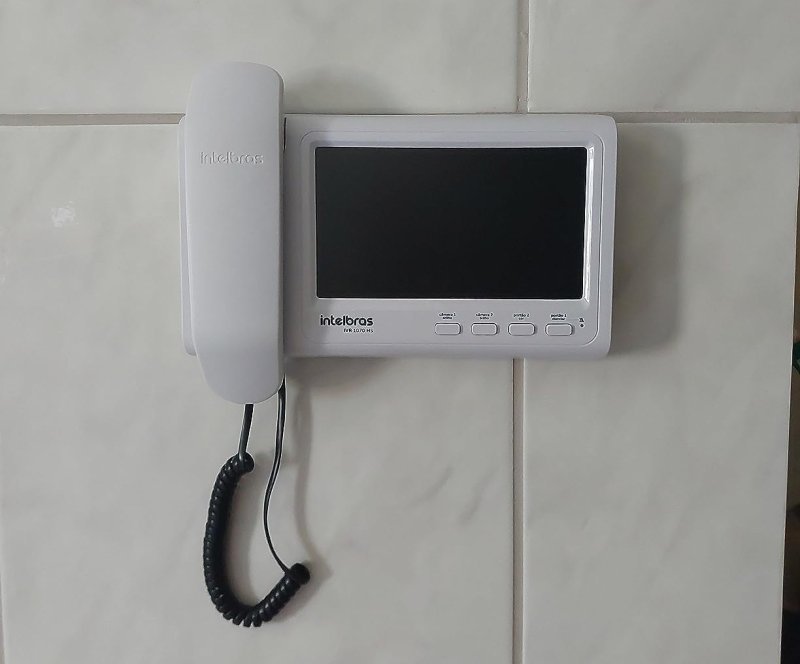 Vídeo porteiro Residencial Módulo Interno E Externo IVR 1070 HS Intelbras