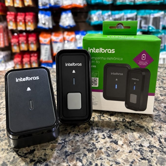 Campainha Sem Fio Intelbras CIB 101 + Frete Grátis