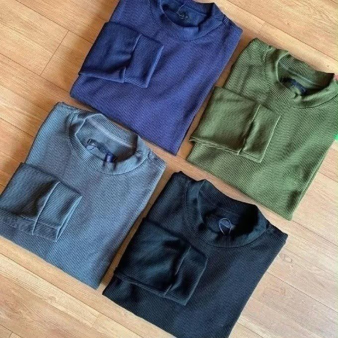 Blusa De Frio Suéter Masculino Lã Tricot Malha Grossa Casual