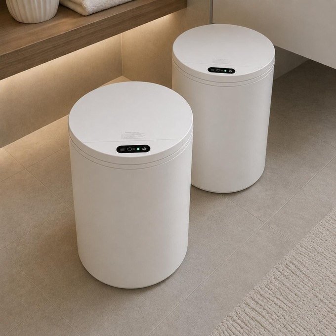 Lixeira Automática Sensor Recarregável 16L com Frete Grátis