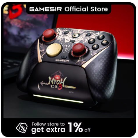 GameSir G7 Pro 8K Nioh 3 Edition Wireless Switch Gaming Controller with Charging Station