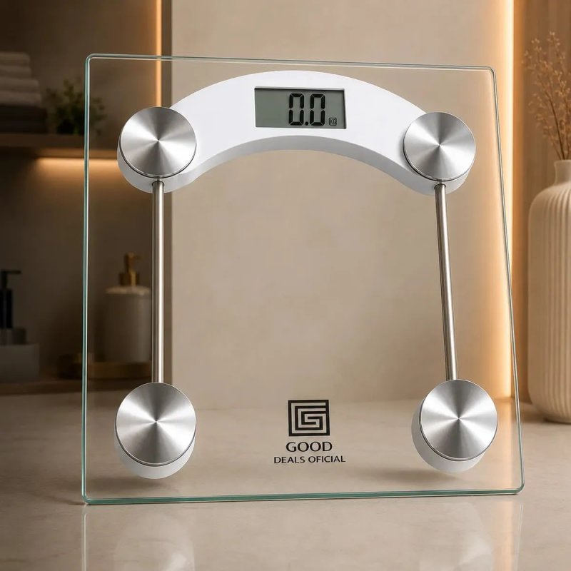 Balança Digital de Vidro Good Deals Até 180kg
