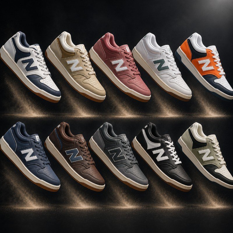 Tênis New Balance Original 480 Low Masculino Urbano Clássico